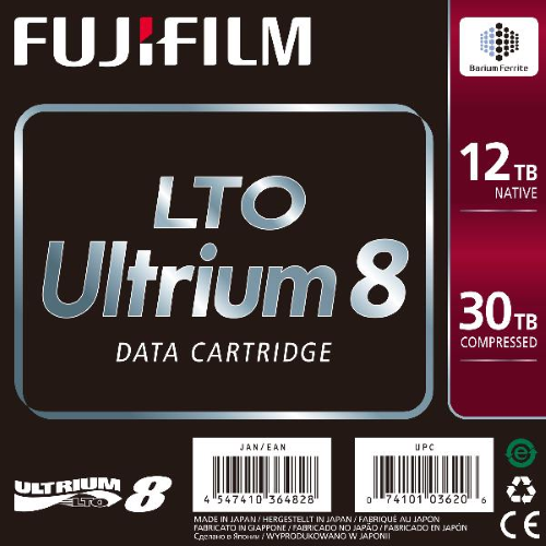 FUJIFILM LTO 8 ULTRIUM 12TB NATIVI 30TB COMP
